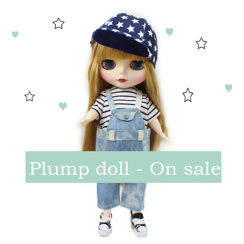 Ледяной DBS Blyth кукольные 1/6 bjd пухлые жировых отложений девушка голая кукла 30 см