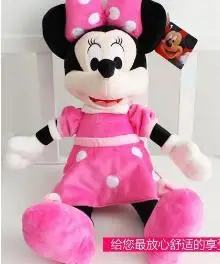 pink minnie 1 шт. 40 см горячая Распродажа милые Микки Маус и Минни Маус мягкие плюшевые игрушки высокое качество подарки для детей - Цвет: pink minnie