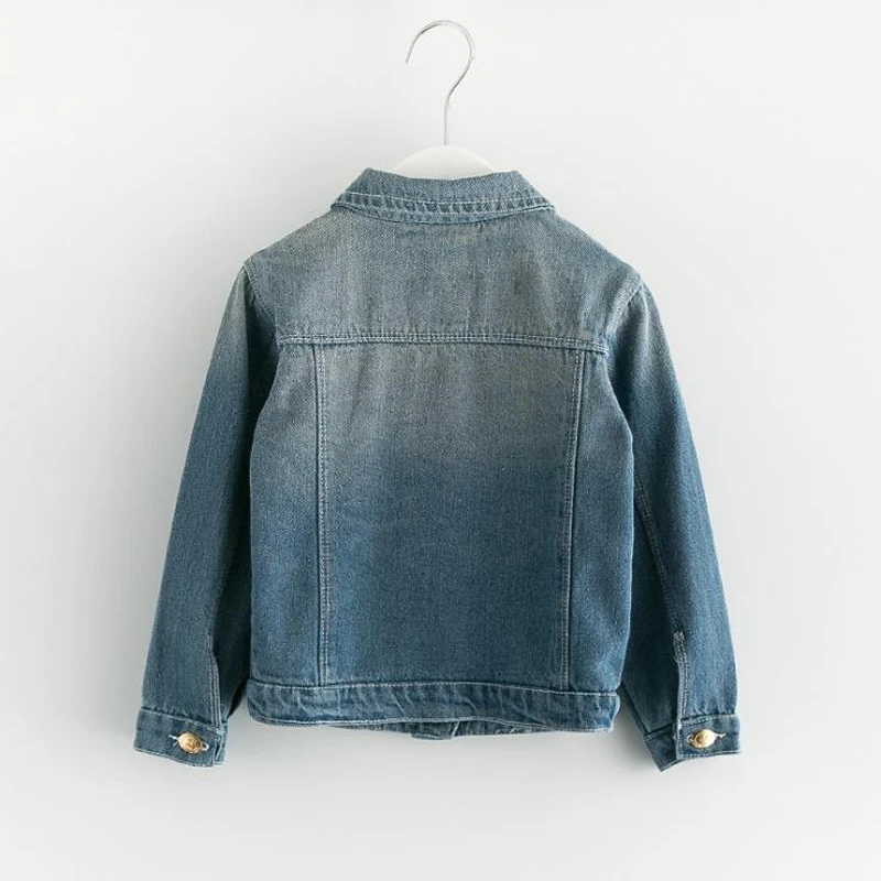 Denim Coat 2019 autumn clothes for boys and girls denim jacket children clothing Cowboy Kids coat 3yrs baby Fall Outwear | Детская