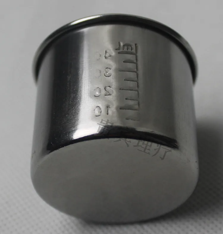 1 шт. Медицинская чашка из нержавеющей стали 304 маленькая измерительная для яиц