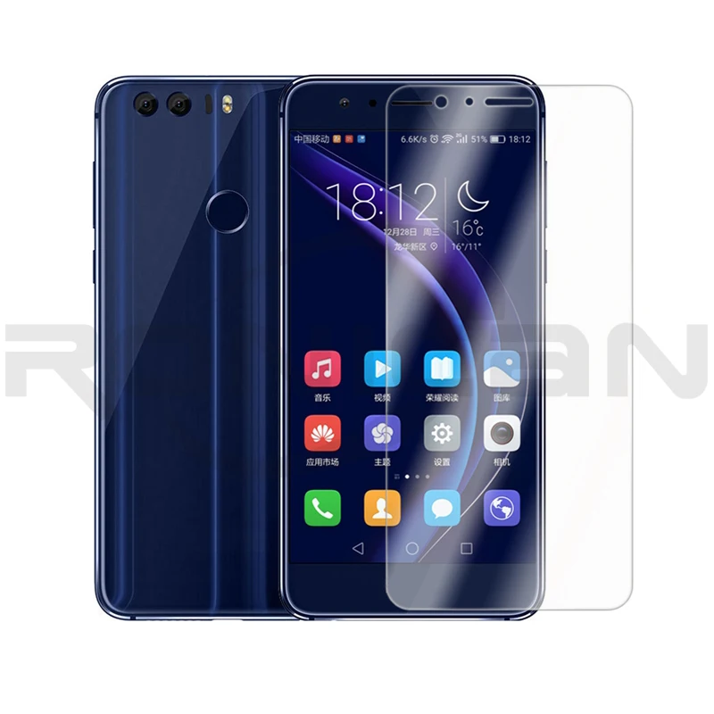 Защитное стекло RONICAN для экрана Huawei Honor 8 закаленное Стекло защитная
