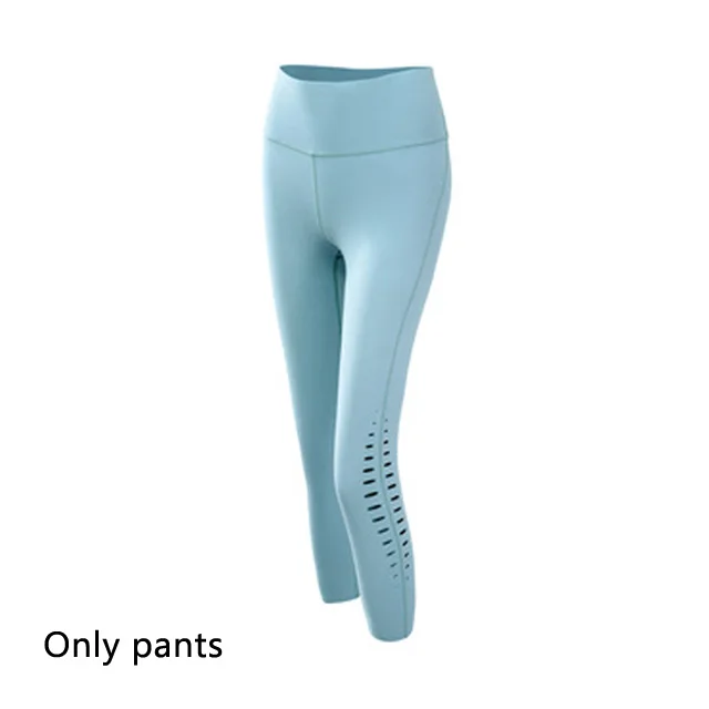 Green Pants Женский комплект для йоги, бесшовный спортивный бюстгальтер для йоги с высокой талией, леггинсы для спортзала, спортивный костюм пуш-ап, костюм для фитнеса для тренировки - Цвет: Green Pants