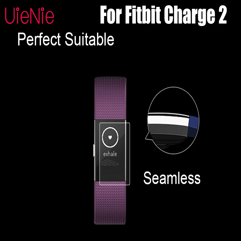 1/2/5/6 pcs Anti-scratch Ultra Clear Protective Film Guard For Fitbit Charge 2 Wristband Full Screen Protector Cover | Наручные часы