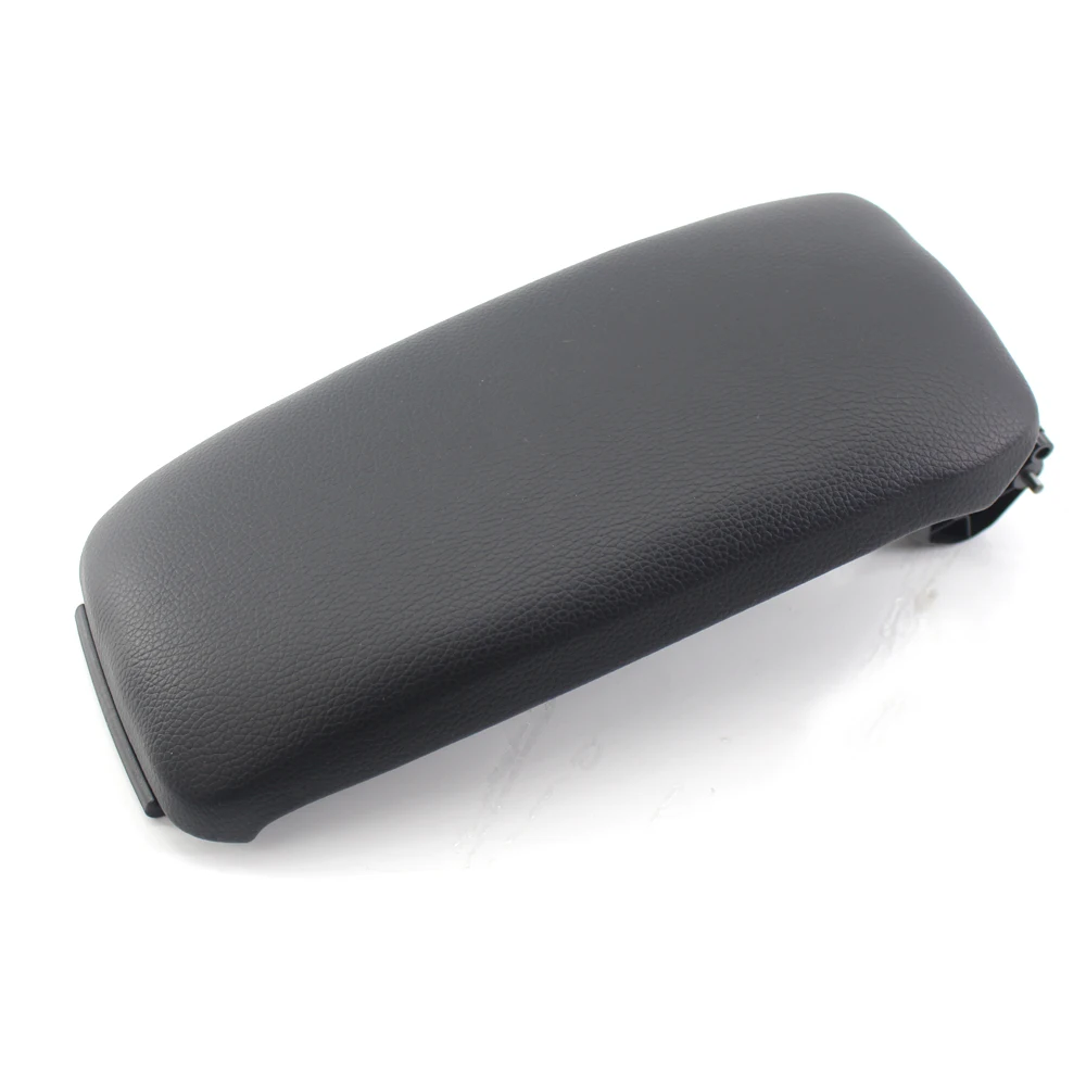 Черный серый автомобиль кожаный подлокотник центральной консоли крышка коробки