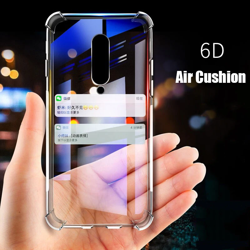 Чехол для Oneplus 7 Pro [Air Cushion] Oneplus7 военный защитный чехол из ТПУ противоударный