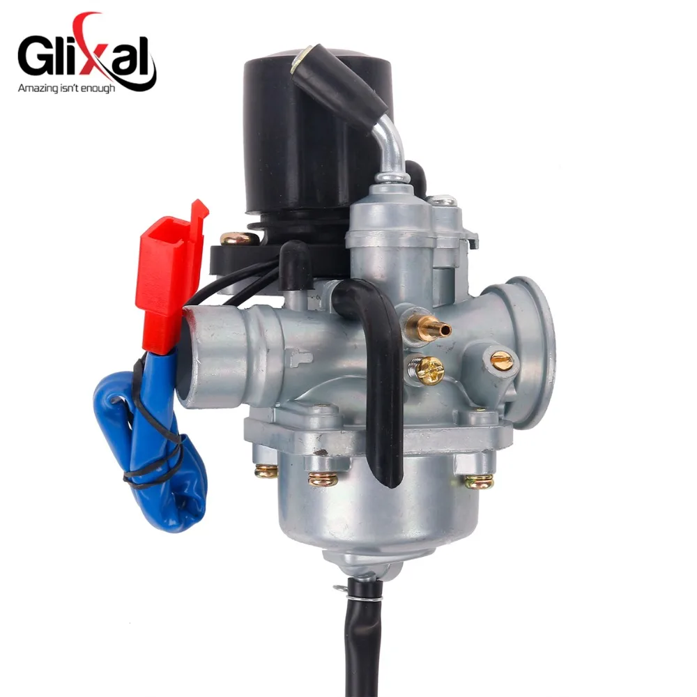 Карбюратор Glixal 1PE40QMB Jog 50cc 72cc 90cc 19 мм с электрическим дроссером для 2 х тактного