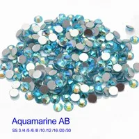 6X8mm Skull Shaped Rainbow/Green rainbow color 30Pcs/Pack Nail Art Rhinestones For women 3D Nails Art Decoration