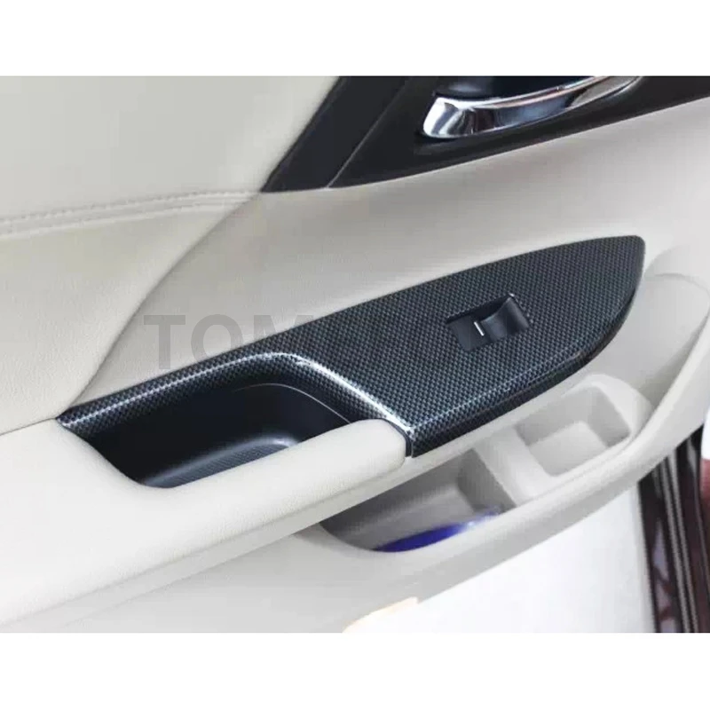 Для Honda Accord 9th ABS углеродное волокно краска средняя передача внутренний переключатель окна вентиляционная дверь ручка интерьер комплект аксессуары