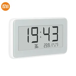 Беспроводные цифровые часы Xiaomi Mijia BT4.0, умные часы для помещения и улицы, гидрометр, термометр, ЖК-экран, измерение температуры