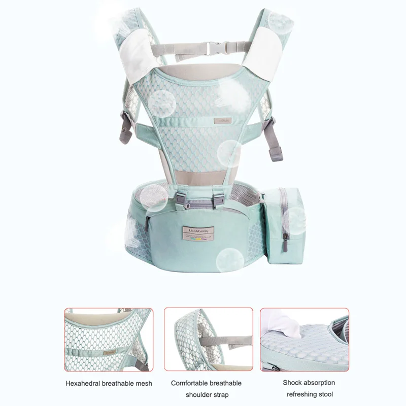 Ibelibaby Детские переноски летние дышащие 3 в 1 ремень для новорожденных малышей