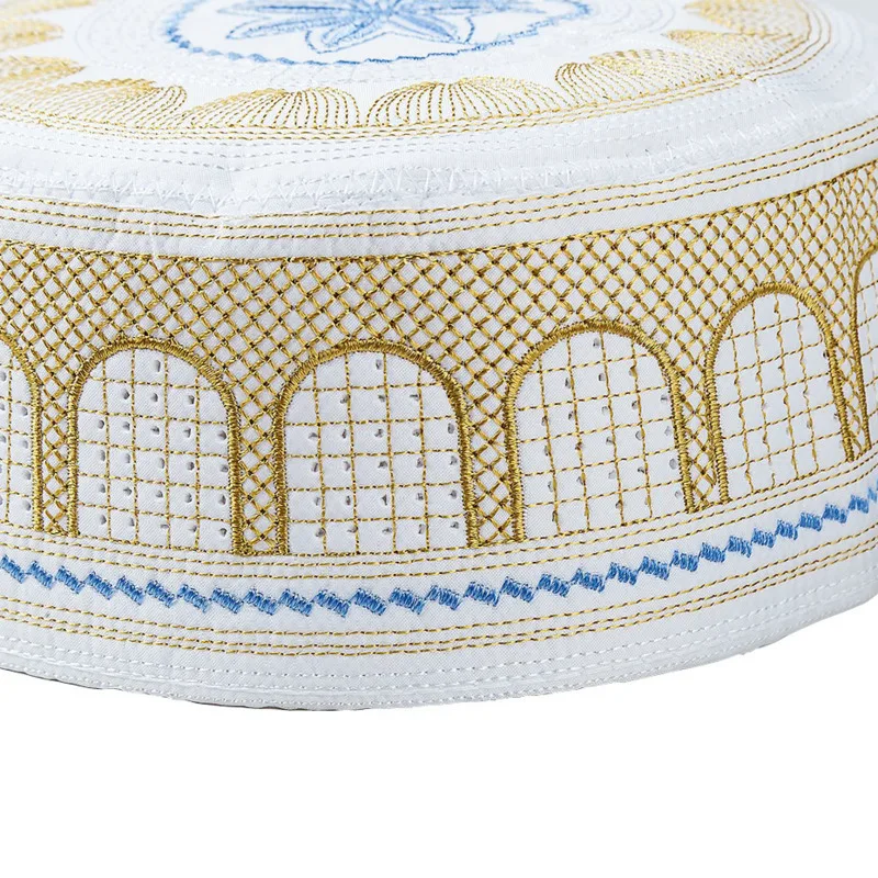 Саудовская Аравия мужские Moslim молитвенные шляпы исламский еврей шляпа Je Kippah шапочки индийский головной убор Topi Kufi намаз шапочка Musulman