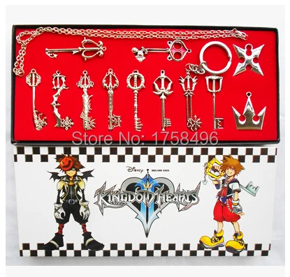 Обувь для косплея Королевство Сердец аниме Косплэй Цепочки и Ожерелья Подвески