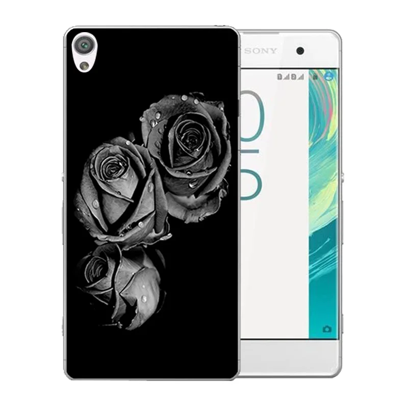 Мягкий Силиконовый ТПУ 5 0 дюйма для Sony Xperia XA F3111 чехол с ледяным узором прозрачная