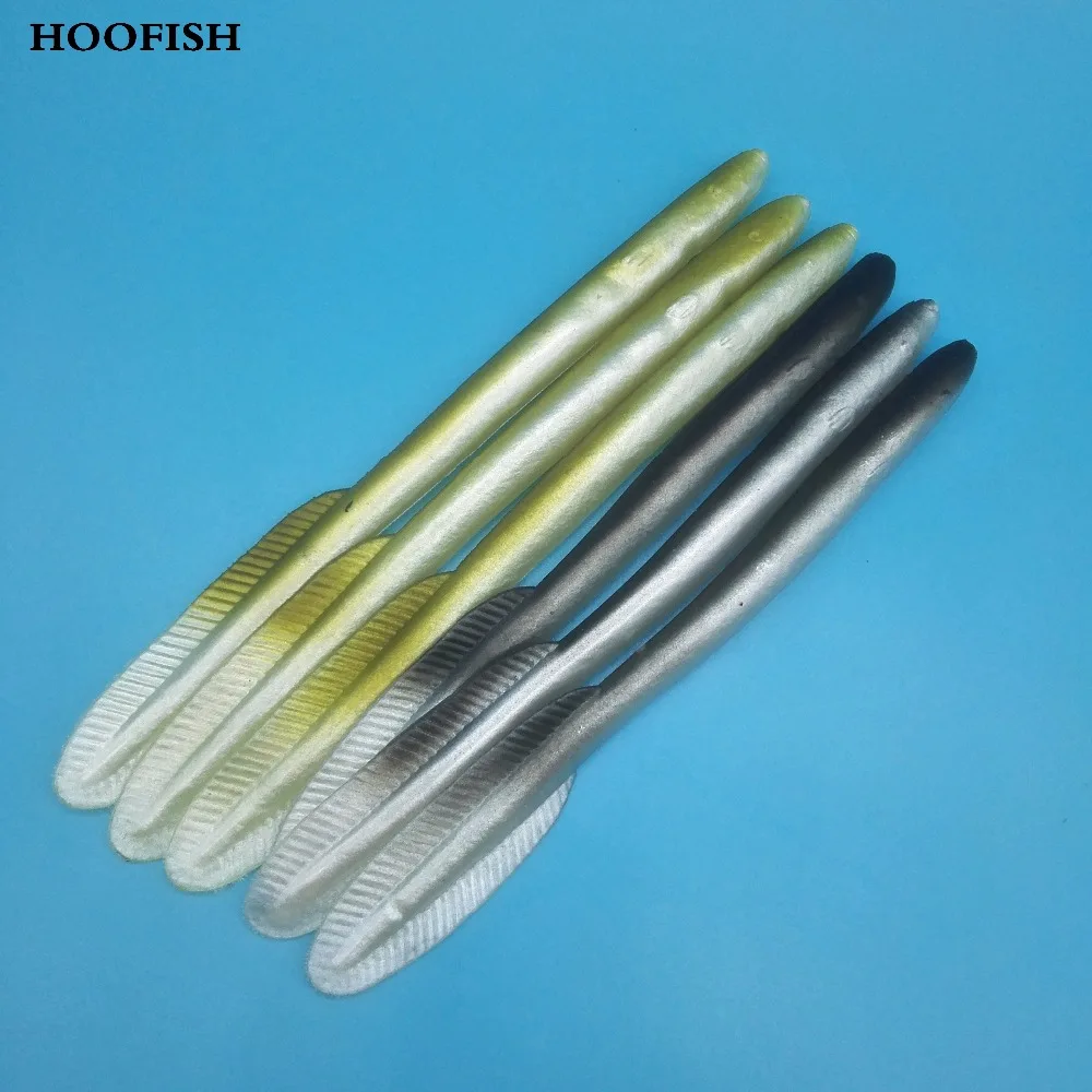 HOOFISH 6 шт./лот Bionic угрь Мягкая приманка 9 5 г/16 см искусственная мягкие приманки