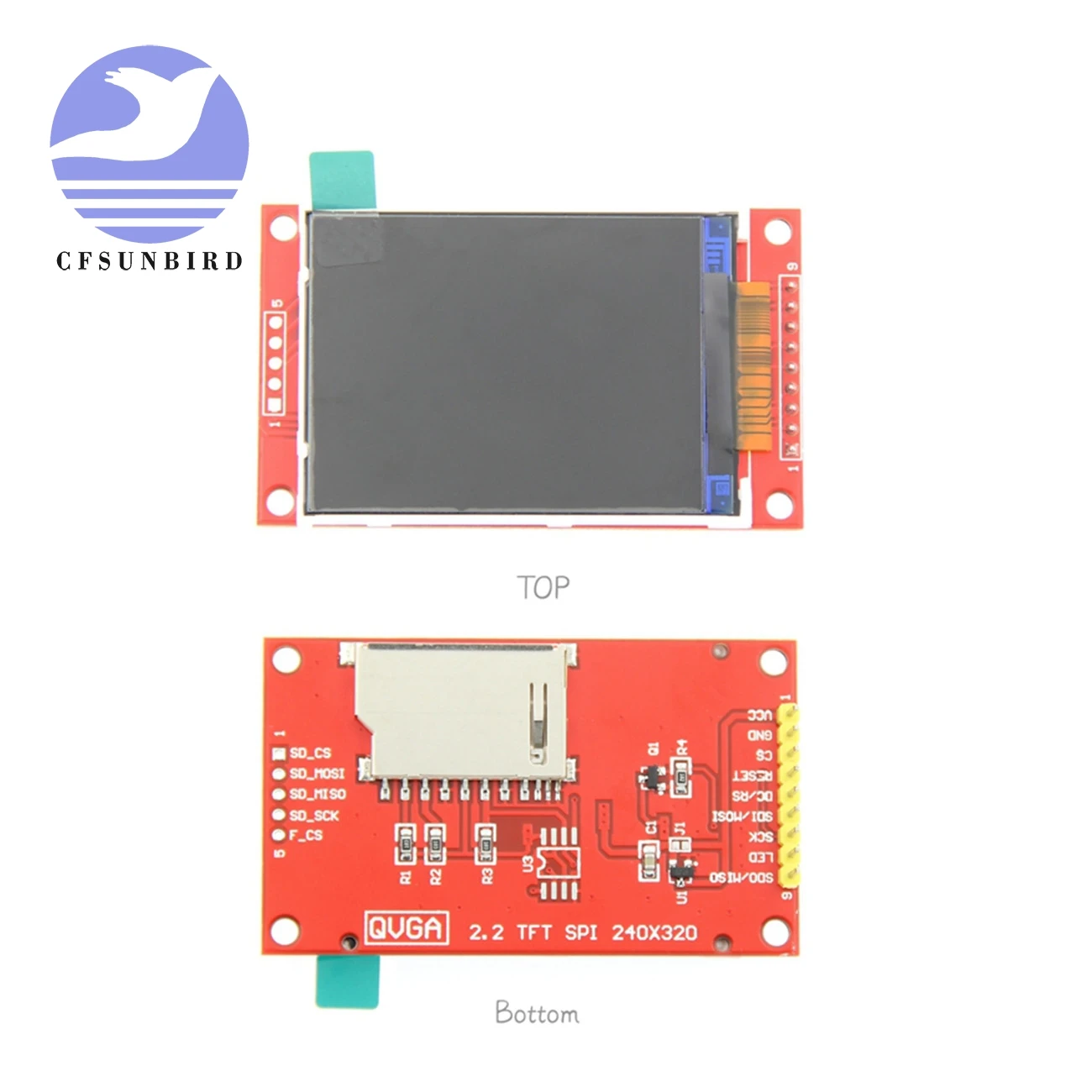 Умная электроника 2 дюйма 240*320 точек SPI TFT ЖК последовательный порт модуль дисплея