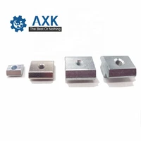 50pcs m3 m4 m5 m6 nuts t sliding hammer nut block square nuts 202020 aluminum prof zinc coated plate aluminum accessories