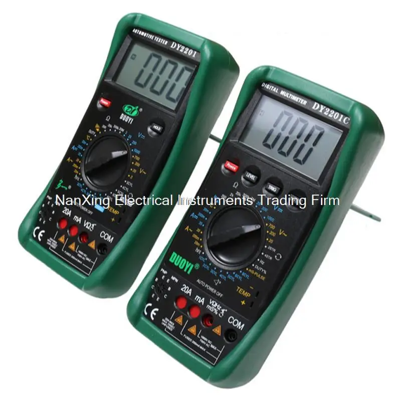

Fast arrival DY2201A AC DC Voltmeter Ammeter Ohmmeter Digital Multimeter Automotive Repairing Multimeter Meter