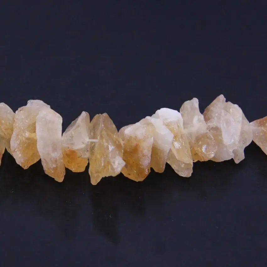 15 5 &quotпряди большого размера натуральные цитрины вырезанные цветы желтые