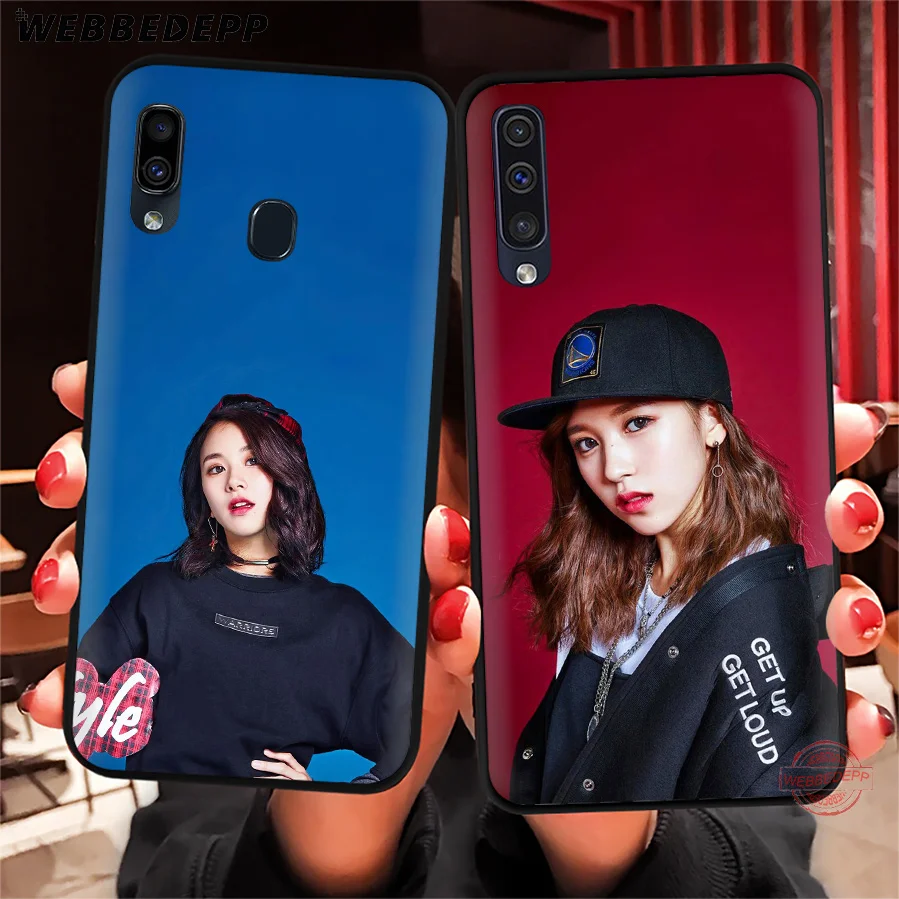 Мягкий чехол для телефона WEBBEDEPP Twice Mina Momo Kpop Samsung A50s A40s A30s A20s A10s A60 A70 M10 M20 M30 M40 |