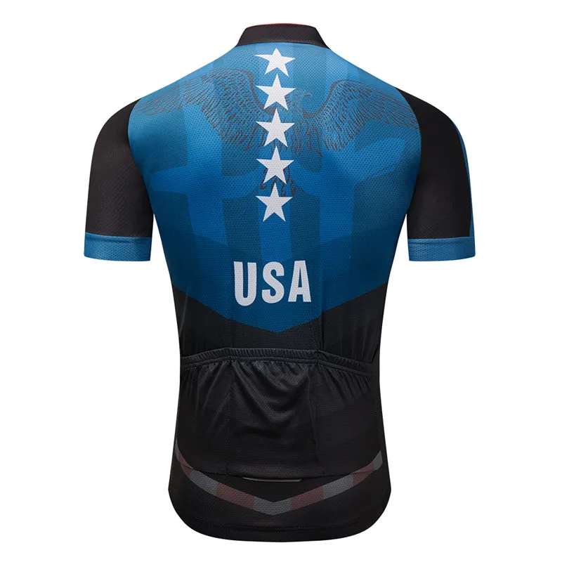 100% полиэстер США Велосипеды Джерси Pro Team гоночный велосипед Цикл Велосипед