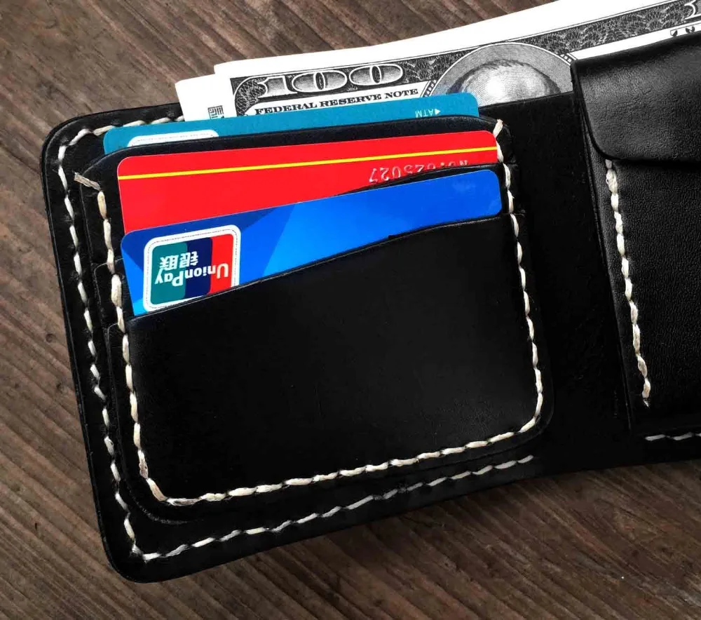 Ручной работы из натуральной кожи растительного дубления двойной мужской