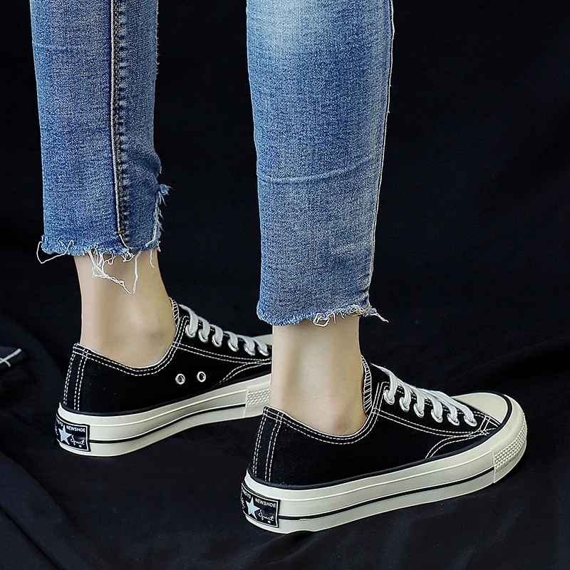 Sacai AY feiyue/Женская парусиновая обувь на плоской подошве Джинсовая Повседневная