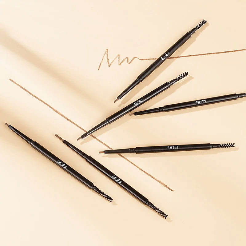 Двухсторонний карандаш для бровей водонепроницаемый стойкий не цветущий