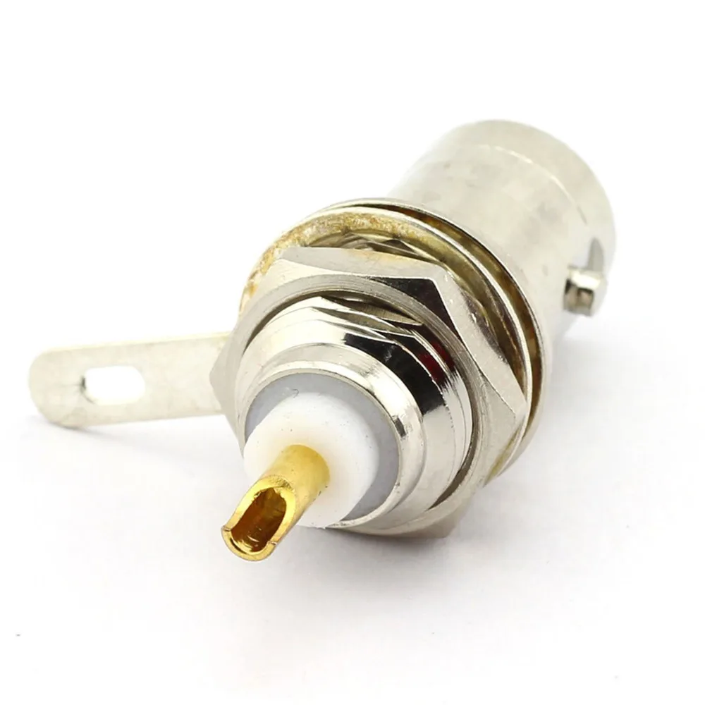 Гнездовой разъем BNC с гайкой для припоя коаксиальный адаптер|mount connector|l connectormount