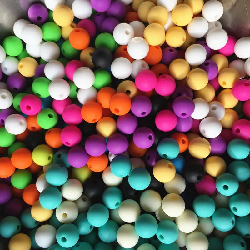 Бесплатная доставка жевательные силиконовые бусины детские для прорезывания зубов 10 мм 100 шт./лот|bead amulet|beaded