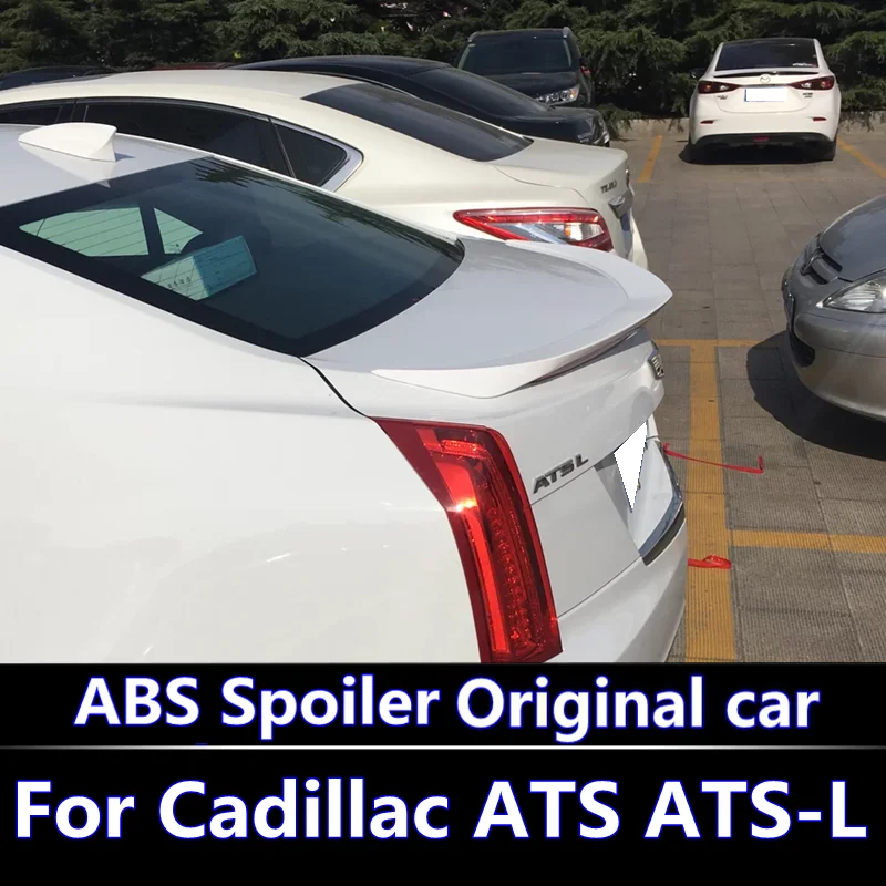 Для Cadillac ATS-L D3 спойлер высокого качества ABS Материал заднее крыло автомобиля