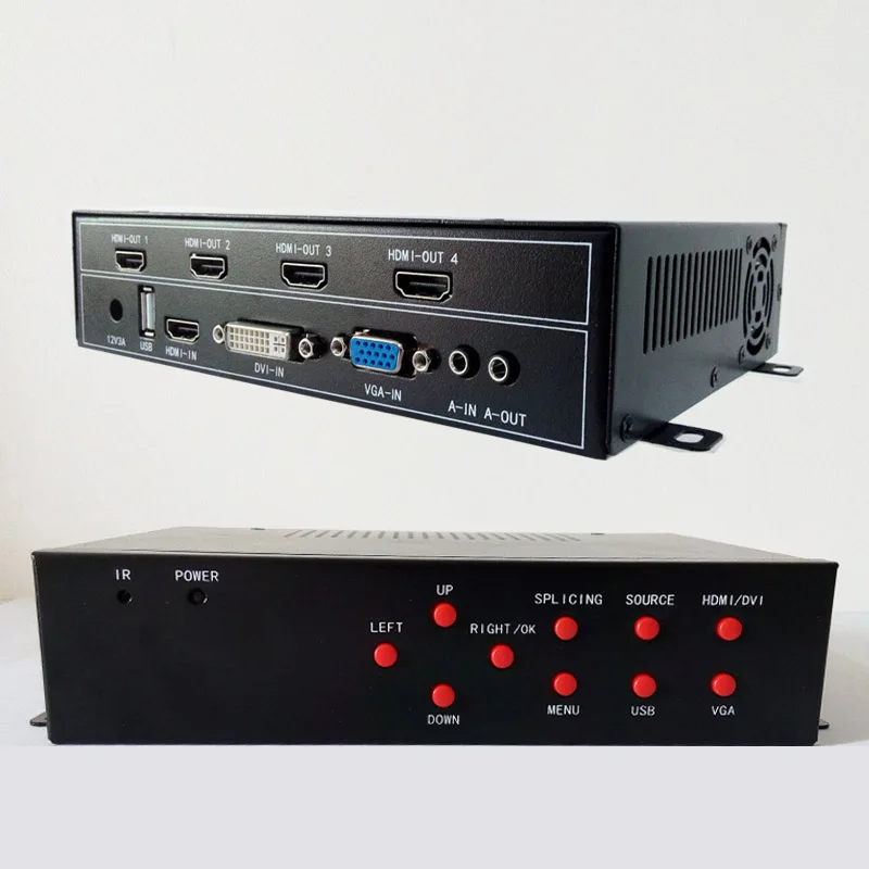 3x1 настенный видеопроцессор для видеостены hdmi dvi vga usb вход выход | Электроника