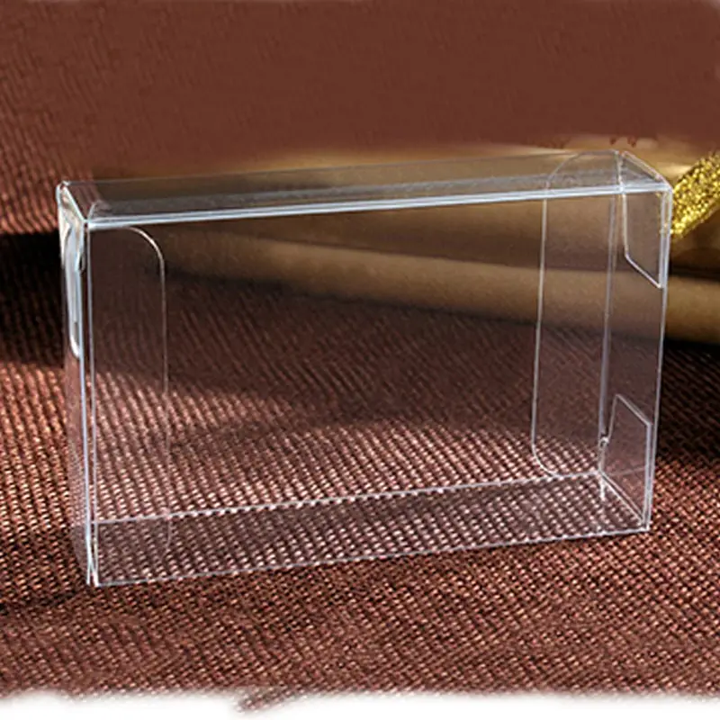 200pcs 2x8x17 Jewelry Gift Box Clear Boxes Plastic Box Transparent Storage Pvc Box Package Display Pvc Boxen For Wed/christmas