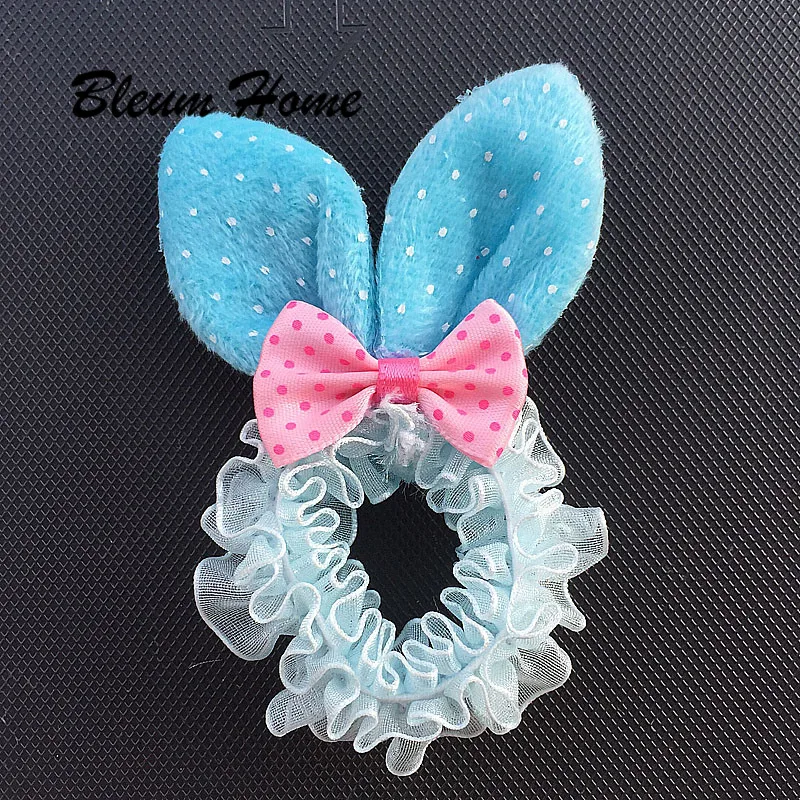 Bleum Home 2 шт. подарок для девочек с кроличьими ушками Детская резинка волос бантом