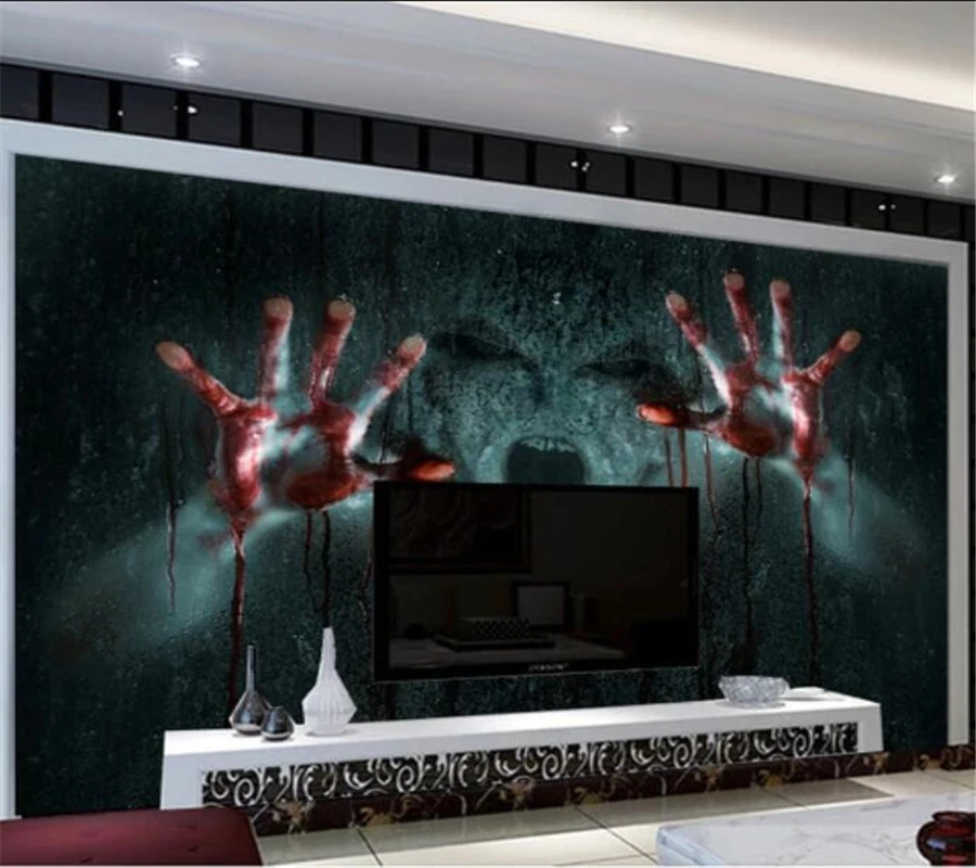 Beibehang пользовательские обои 3D твердые росписи реалистичные вампирские ужасные