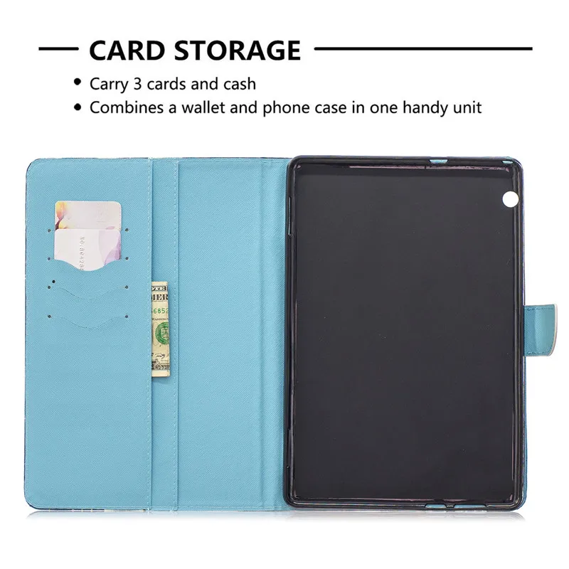 Милый Кот Единорог щенок бабочка чехол для планшета для Funda huawei MediaPad T5 10 AGS2-W09/L09/L03 10,1 дюймов планшет чехол+ подарок
