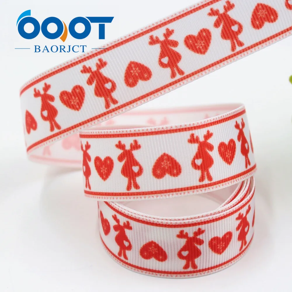 OOOT BAORJCT I-19713-5 22 мм 10 ярдов Рождественская серия Мультяшные ленты из грогрена