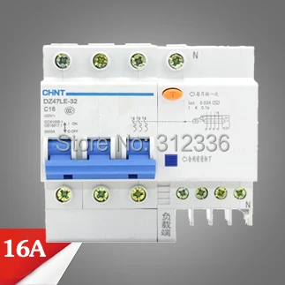 Бесплатная доставка два года гарантии NXBLE 32 DZ47LE C16 3 P + N 16A полюсный ELCB RCD