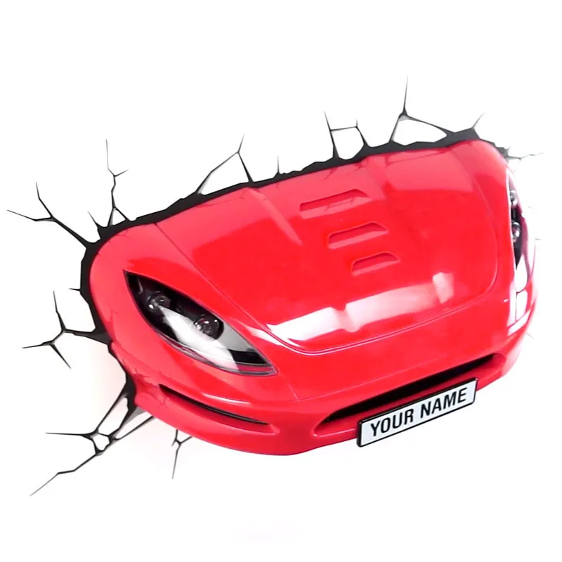 Горячая Dreammaster 3D настенная лампа самолет грузовик моделирование автомобиля