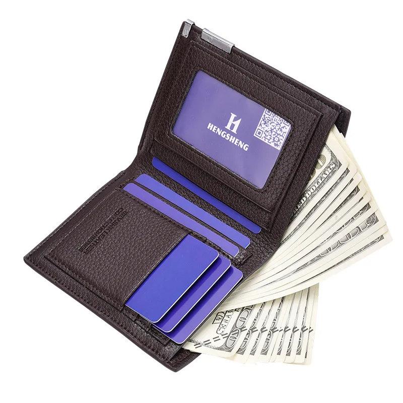 Мужской тонкий кошелек billetera hombre erkek cuzdan маленькие кошельки porte feuille homme мужской