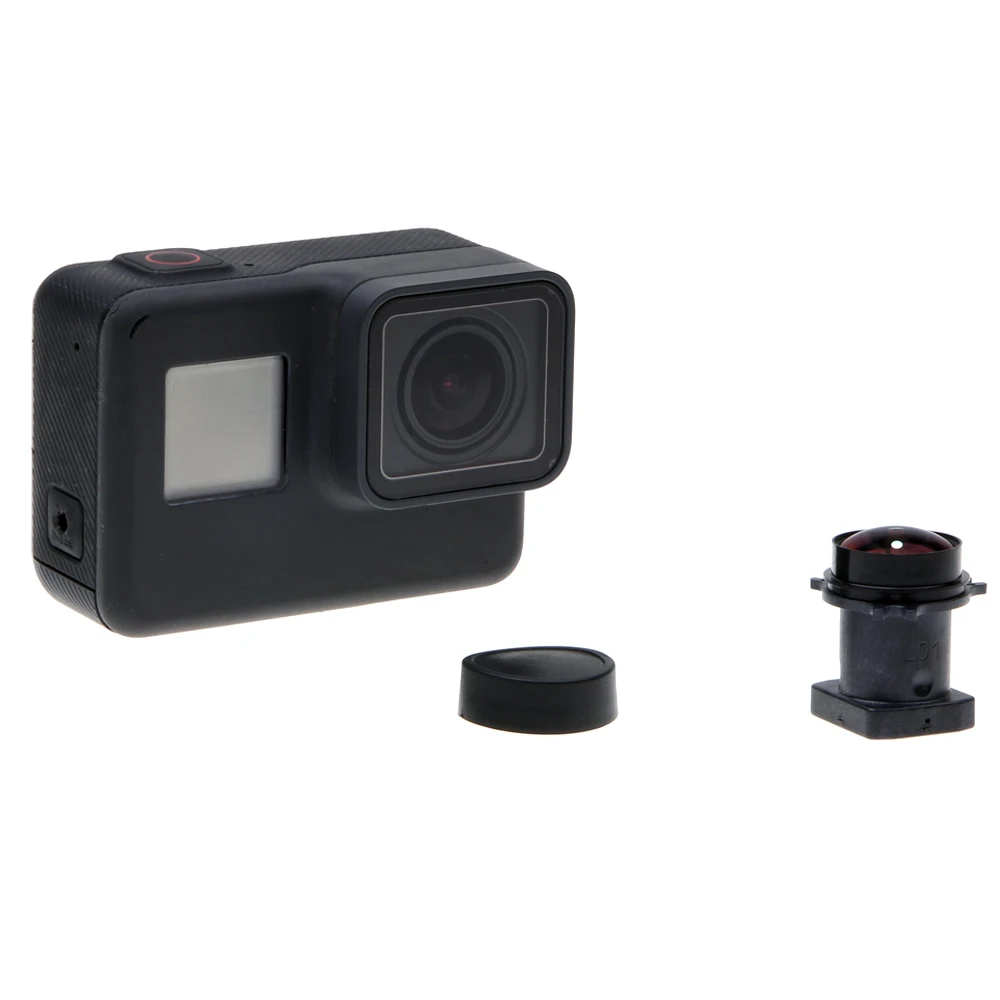 Gopro 7/6/5 объектив 170 градусов широкоугольный Сменный для камеры Hero черная Экшн