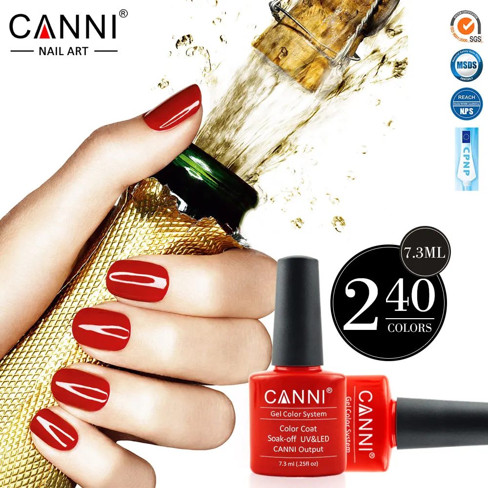 CANNI Гель-лак Цвет 067-127 Высокое качество Горячая Распродажа Маникюр Нейл-арт дизайн SoakOff длительный светодиодный эмаль УФ-гель для ногтей