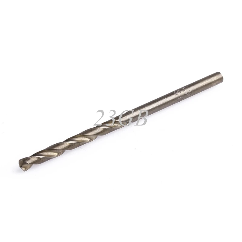 

3.2mm M35 Triangle Shank HSS-Co Cobalt Twist Drill Spiral Drill Bit 10PCS/SET M02