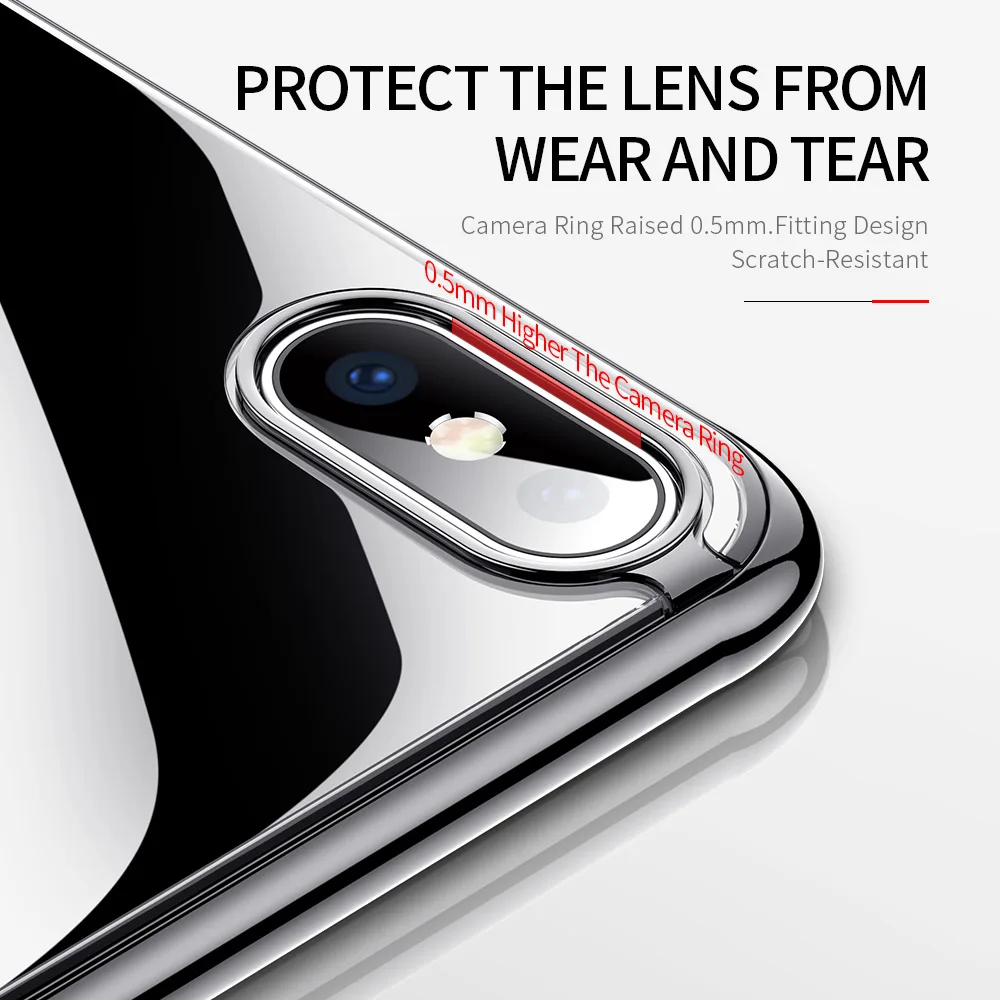 YKZ прозрачный чехол из ТПУ для iPhone X XS ультра тонкий мягкий полный Чехол iPhoneXS iPhoneX