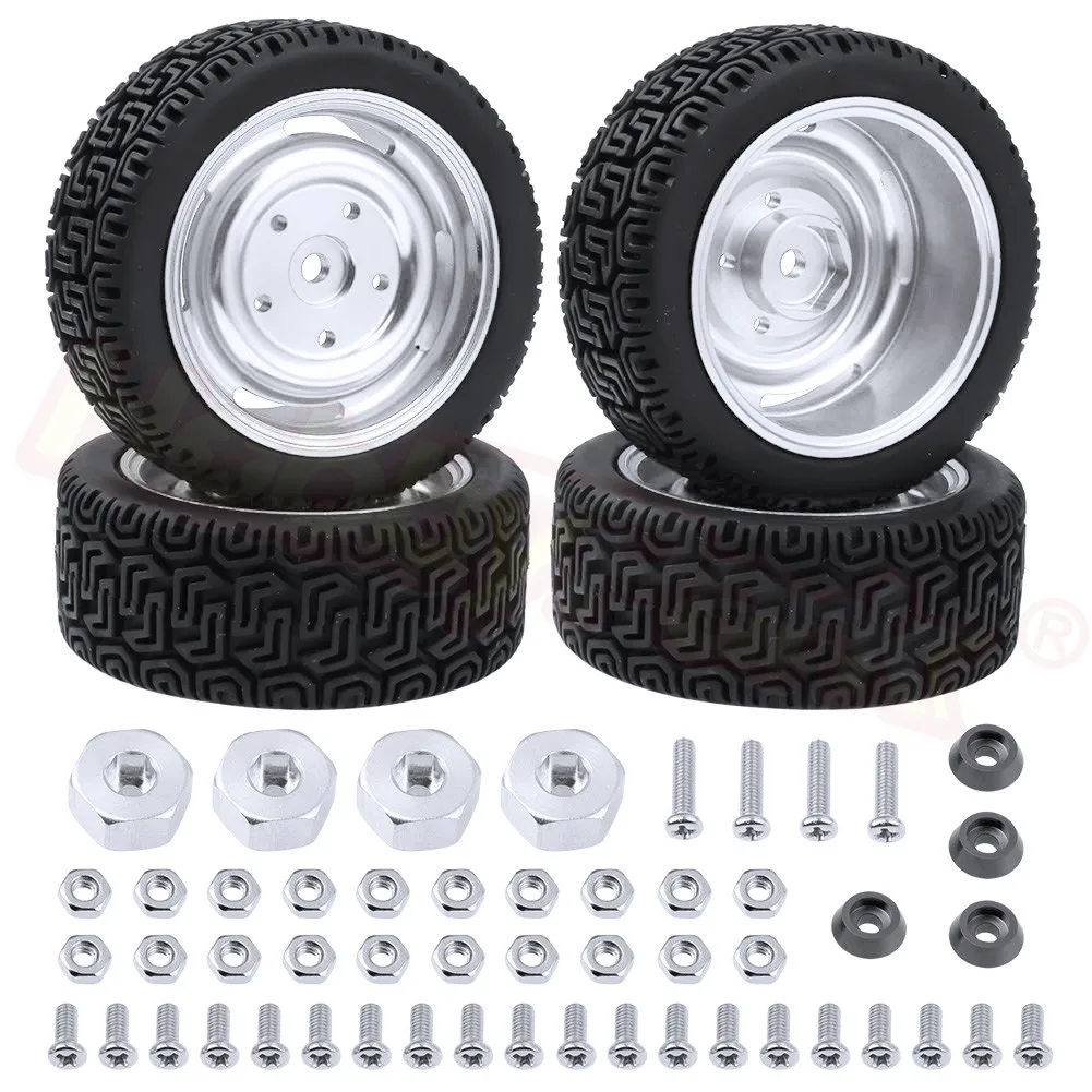 RC Tires &amp Alloy Wheels Rims Foam Inserts Hex Drive Hubs for WPL B14 B24 B16 C14 C24 B36 Ural 1/16 Car Military Truck Crawler | Игрушки и