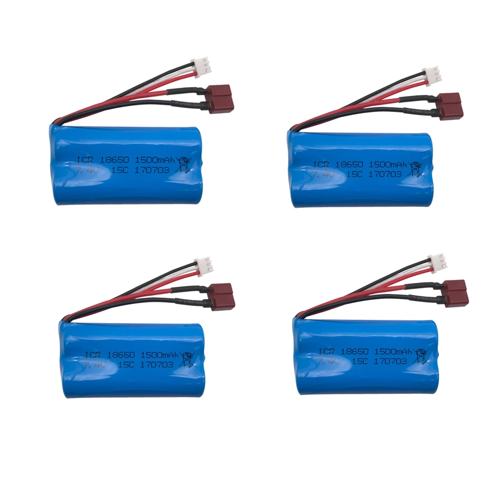 7 4 V 1500mAh высокий разряд 15c 18650 2S 12428 радиоуправляемая модель автомобиля вертолет