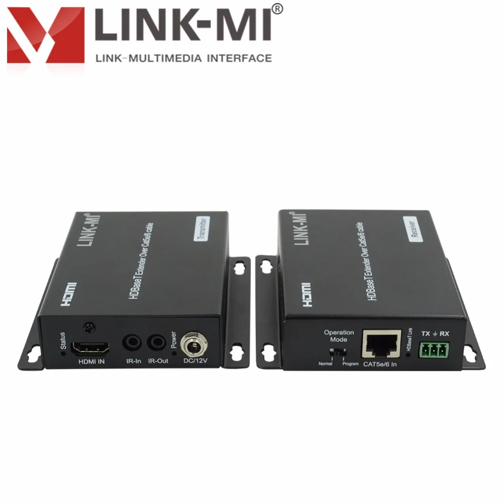 LINK MI EX34 4K 70 100M HDMI удлинитель видео аудио один Cat5e/6 Кабельный передатчик