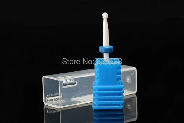 1PC Medium White Ceramic Nail Drill Bits Art Salon Chiropody Podiatry Manicure Pedicure Cuticle Clean Polisher Tools | Красота и