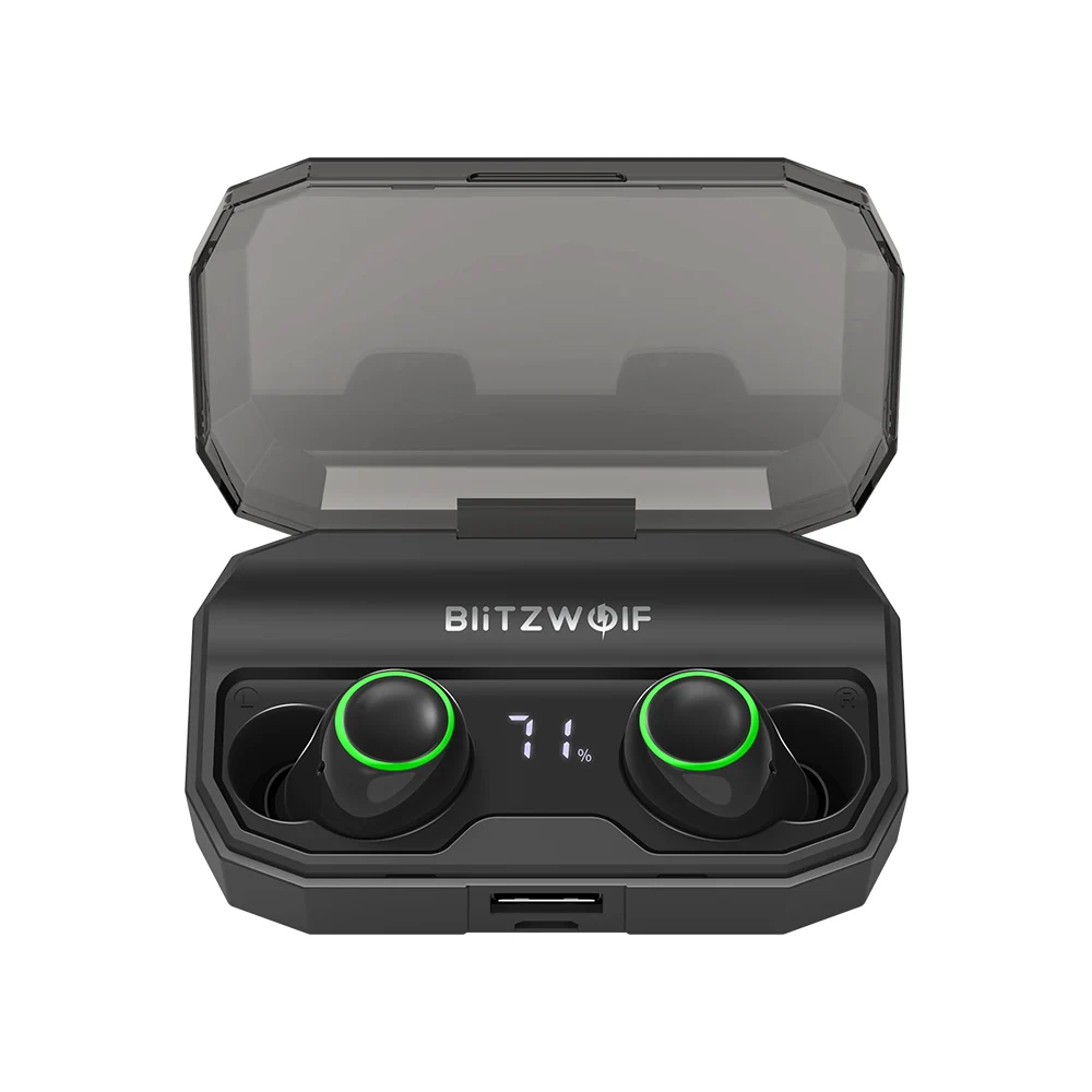 FYE3S Blitzwolf BW-FYE3 с сенсорным управлением bluetooth V5.0 TWS True беспроводные наушники HiFi стерео двусторонние звонки спортивные наушники гарнитуры - Цвет: FYE3S
