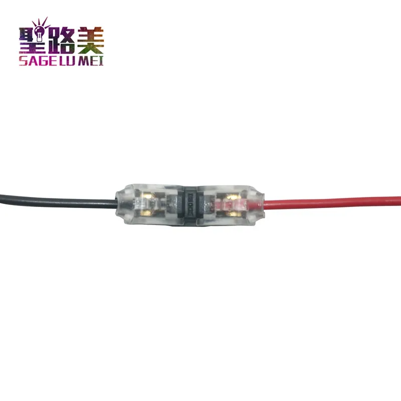 H type 1pin 10 шт. 1pin/2pin H/T Тип Скотч замок Быстрый Сращивание провода Кабельный разъем к терминалам обжимной Электрический автомобильный аудио 24-18AWG набор проводов - Цвет: H type 1pin