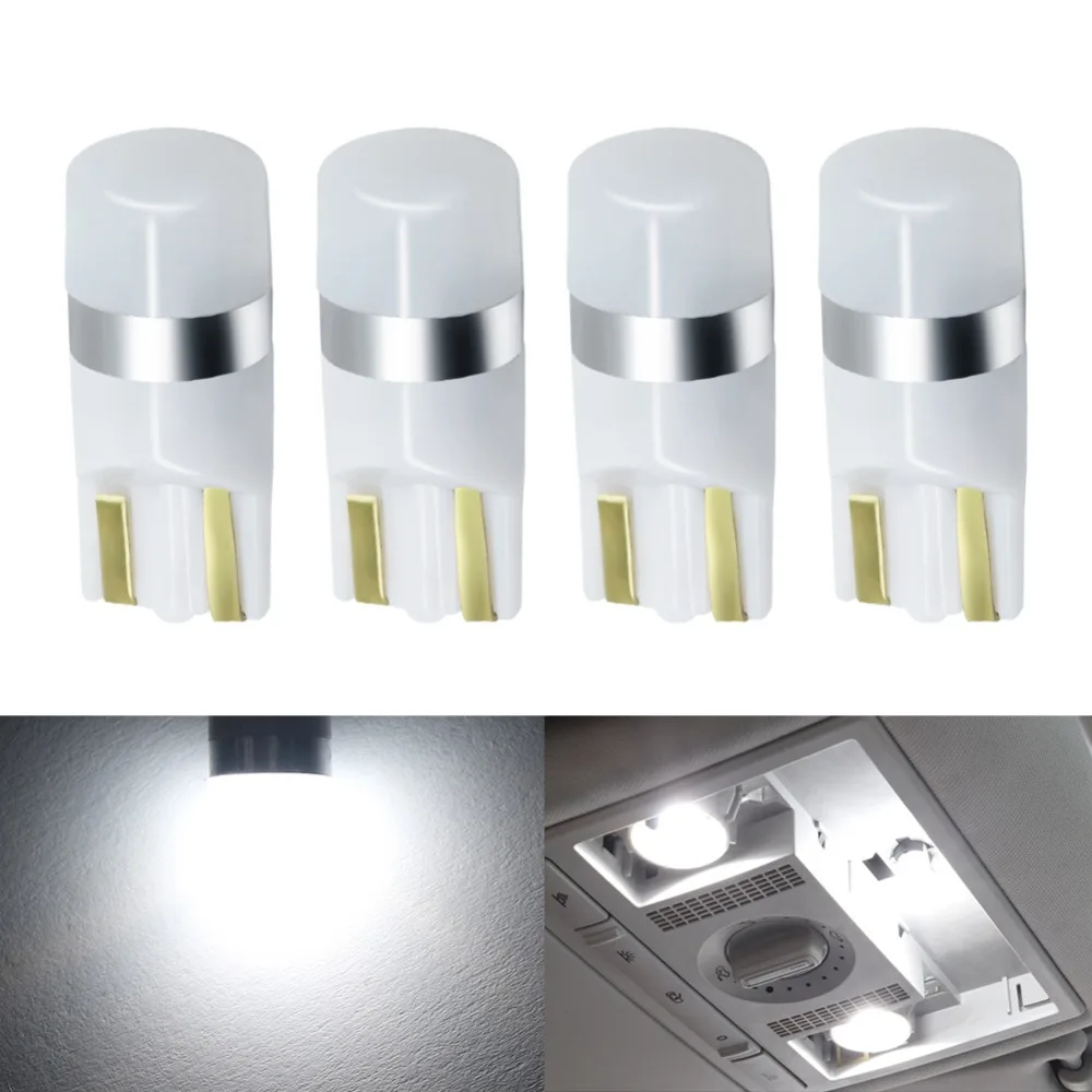 4 шт. T10 W5W LED 192 168 светодиодные лампы 3030 SMD Ширина для чтения белый свет Авто салона